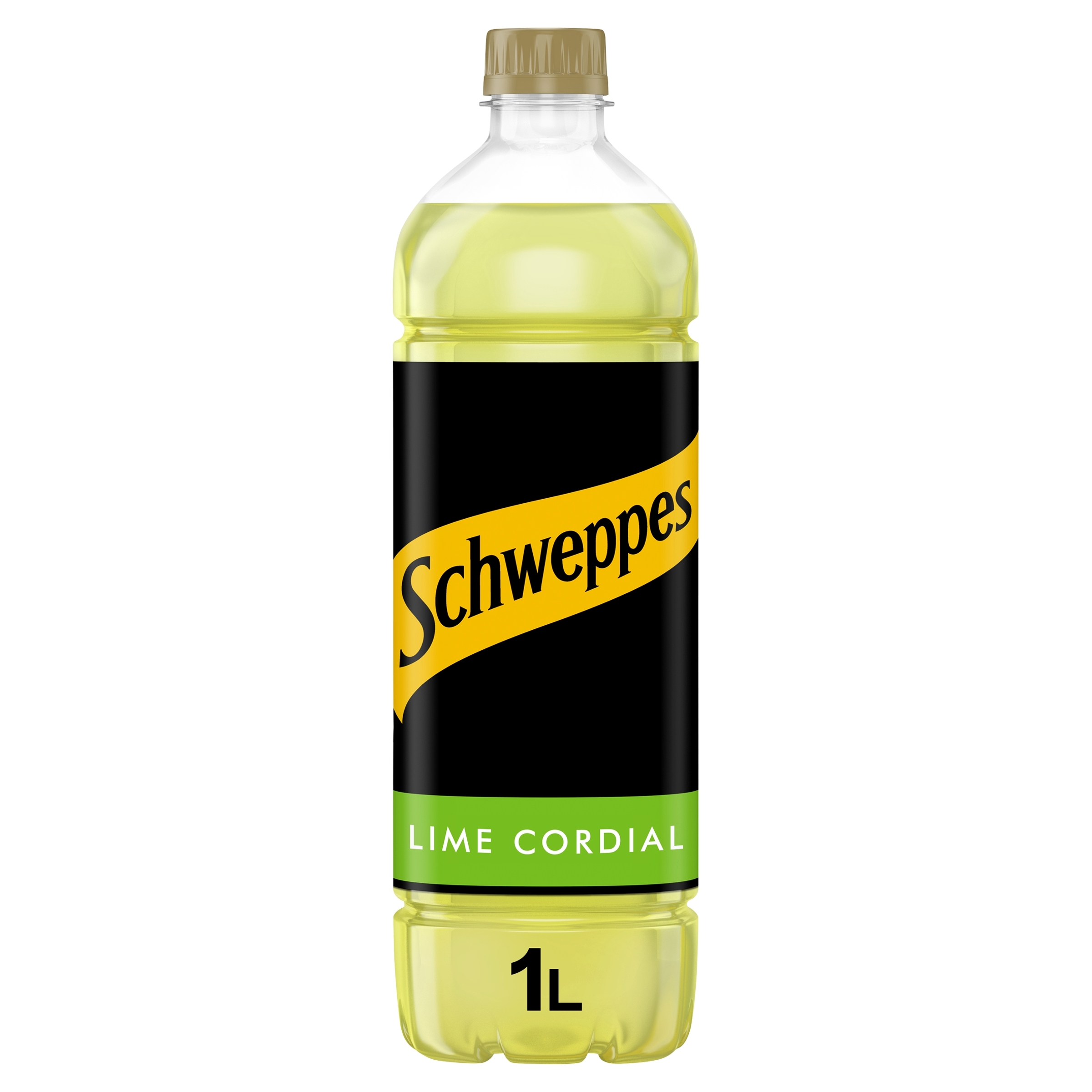 SCHWEPP LIME CORDIAL PET 1Lx12